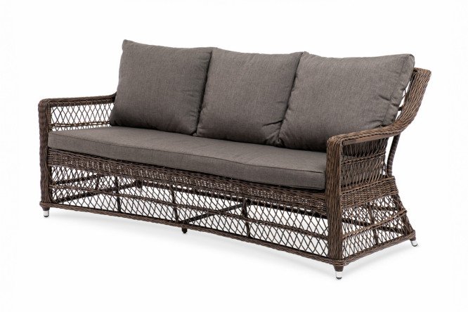 Изображение товара Диван трёхместный 4SiS Гранд Латте коричневый 187х85х83 см