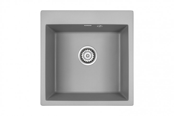 Изображение товара Мойка врезная PAULMARK Praktisch PM105152-GRM 51х52х20 см