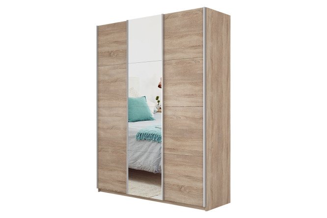 Изображение товара Трехдверный шкаф-купе Cors-2 с зеркалом 180х230х57 см от Сонома