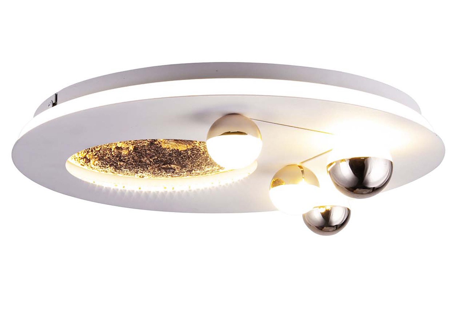 Светильник потолочный FAVOURITE Plaides 9 кв.м., 40x10x40 см, LED