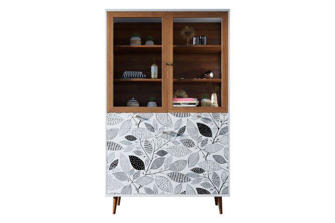 Изображение товара Буфет Berber 2 дверки 2 ящика стильный коричневый дизайн Print_09