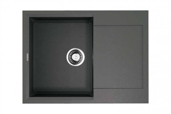 Изображение товара Мойка врезная с крылом OMOIKIRI Sakaime 68-PL 4993193, платина 68х50х19 см