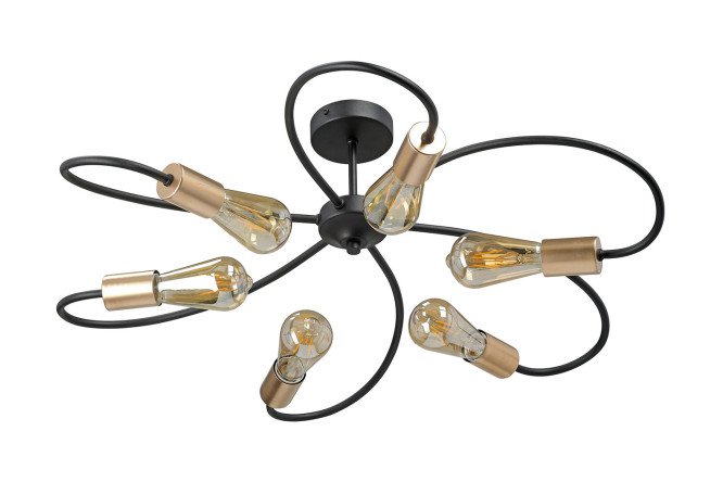 Изображение товара Люстра V3076-1/6PL 18 кв.м., 77x24x77 см, E27