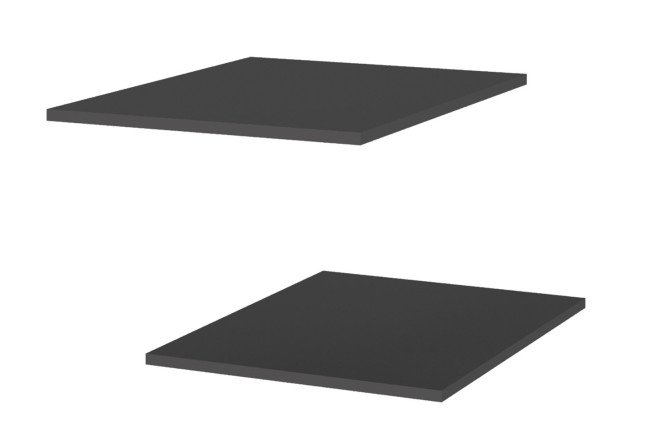 Изображение товара Комплект полок Оскар 46,8х1,6х57,6 см антрацит