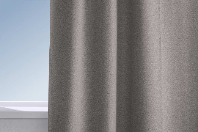 Штора на ленте ESTUDI BLANCO Mist 180х275 см, 1 шт., цвет капучино