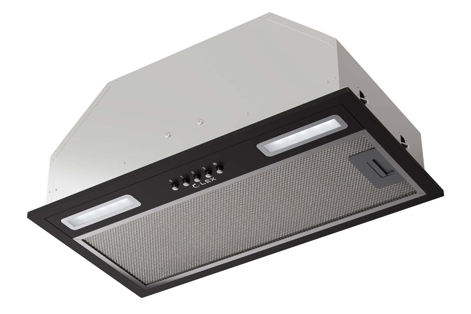 Вытяжка LEX Hyper 600 Light BL цвет чёрный, 52 см