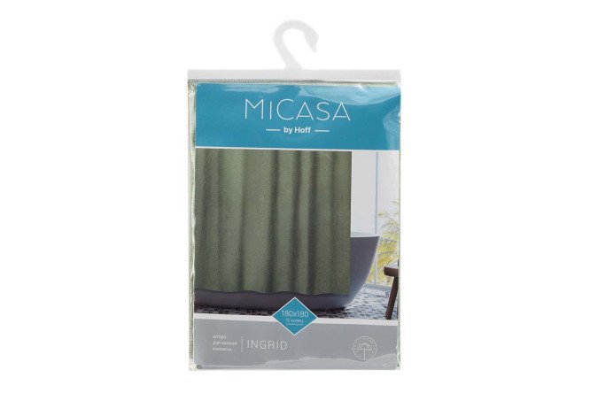 Штора для ванной комнаты MICASA Ingrid 180x180 см