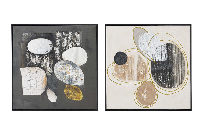 Изображение товара Набор репродукций в раме EOPE8384 62х62 см два штуки для интерьера