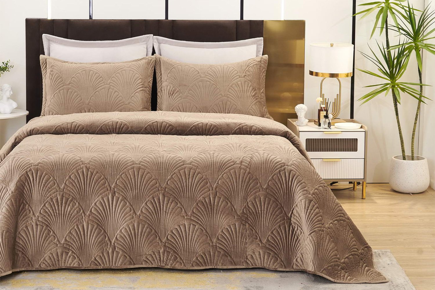 Покрывало SOFI DE MARKO Ариэль 240х260 см, Велюр