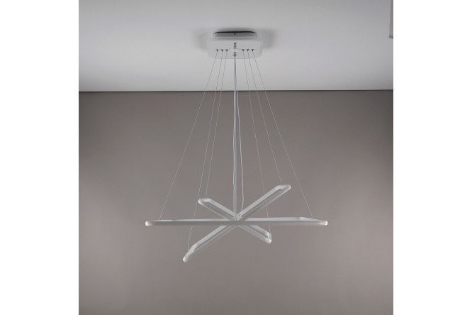 Люстра CITILUX Неон Смарт 26 кв.м., LED, 80 см