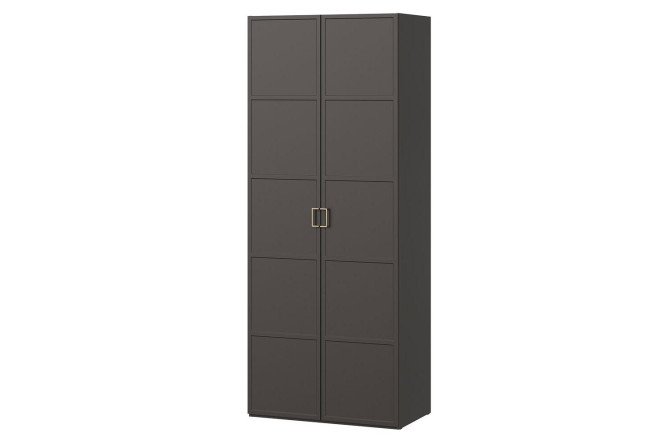 Изображение товара Шкаф для одежды Стелла 90x224,9x52,8 см серый вулкан