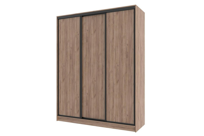 Изображение товара Шкаф-купе Craft Home 180х229,5 см дуб табачный современная мебель для хранения