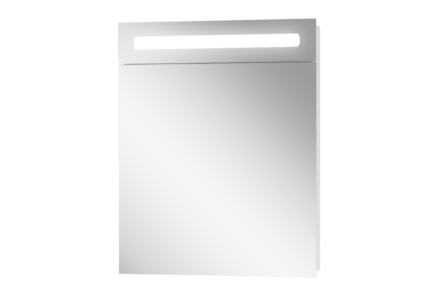 Зеркало шкаф аквамикс 55х14х75 см мира 55 с подсветкой