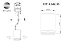 Светильник потолочный ST LUCE ST113.542.05 2 м², 6.8x7.5x6.8 см, LED