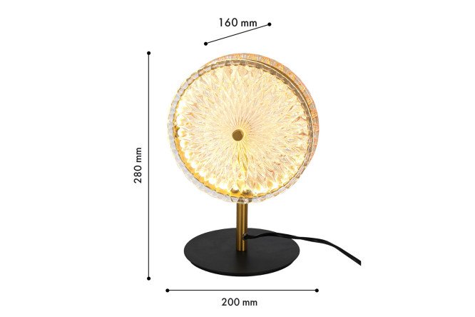 Cветильник настольный LED FAVOURITE Slik LED, 20x28x16 см