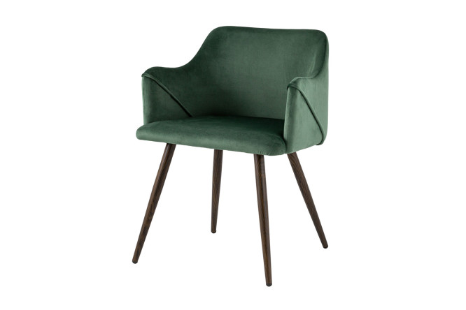 Изображение товара Стул Монарх 54х76х53 см с велюровой обивкой и металлическими ножками