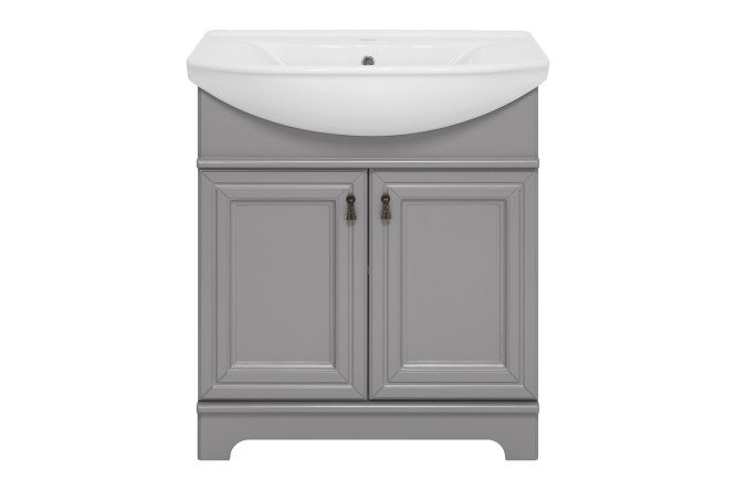 Изображение товара Тумба напольная Лувр 65 П-Лвр01065-502 65.5 см, цвет каркаса серый, фасада серый