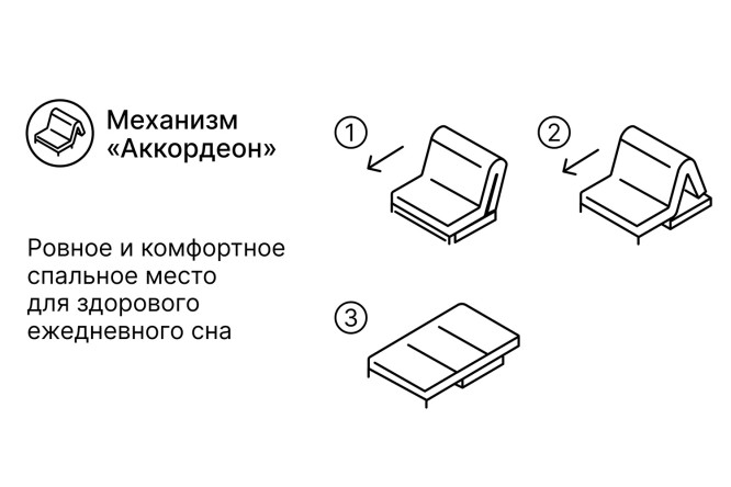 Диван-кровать DREAMART Дрезден