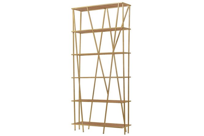 Изображение товара Стеллаж Eva из металла и ЛДСП, современные размеры и стильный дизайн