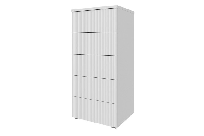 Изображение товара Комод Оскар Амели 50,2х109,2х44 см, белый гладкий, тальк, с push to open