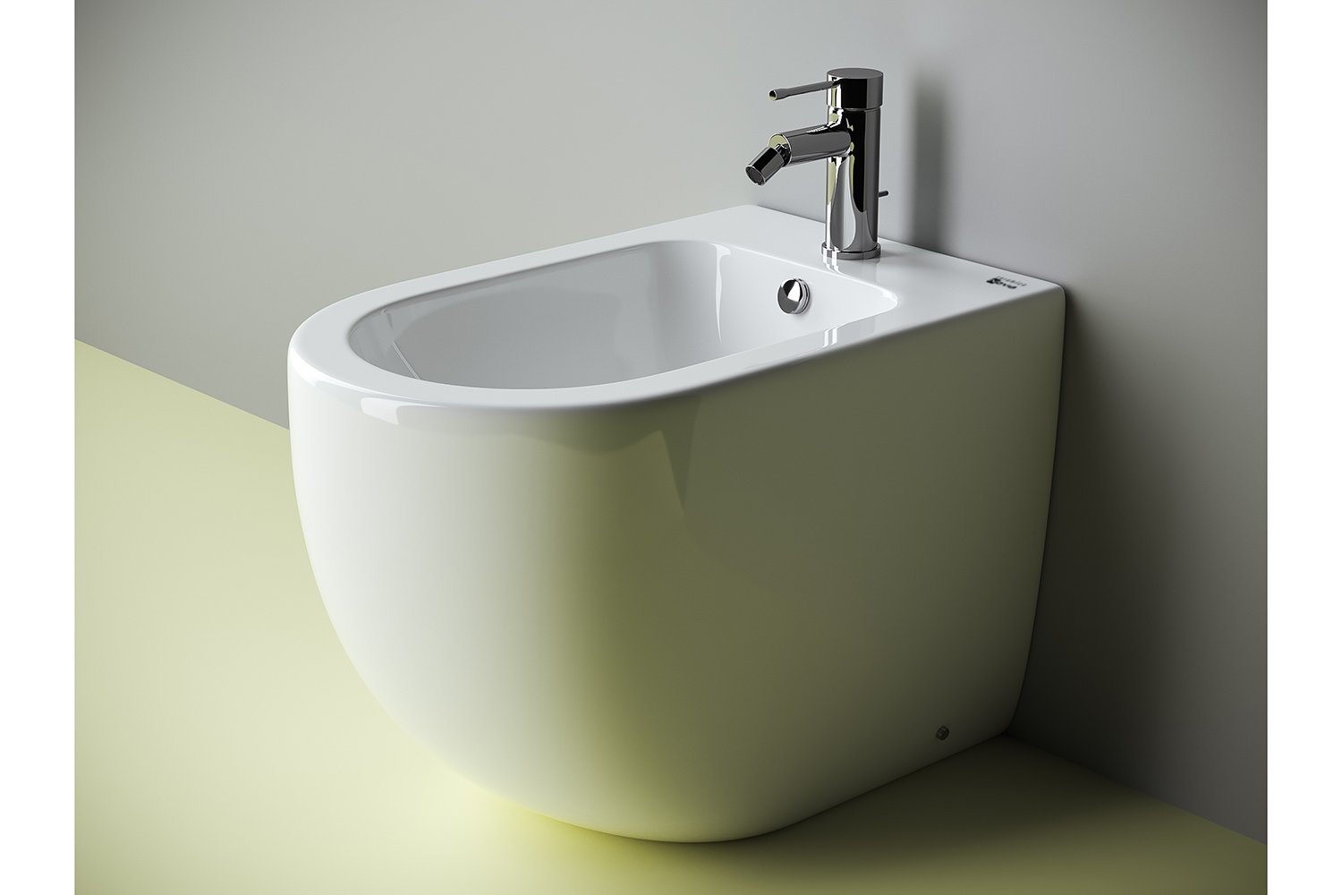 Биде напольное CERAMICANOVA Metropol Rimless 36х41х25.2 см