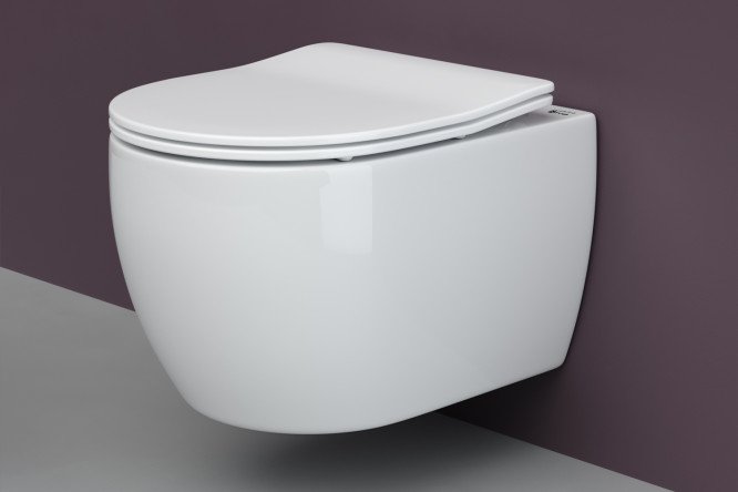 Унитаз подвесной CERAMICANOVA Play Rimless 37х34х49 см