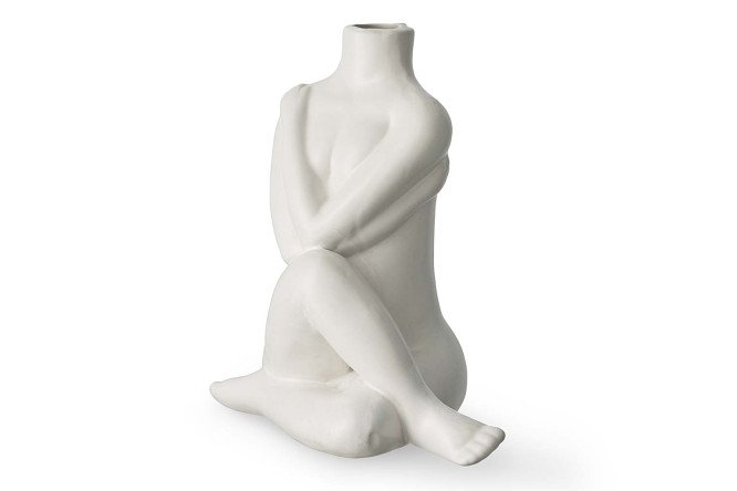 Изображение товара Ваза HOFF Linden 17.2 см керамика бежевый интерьерный декор