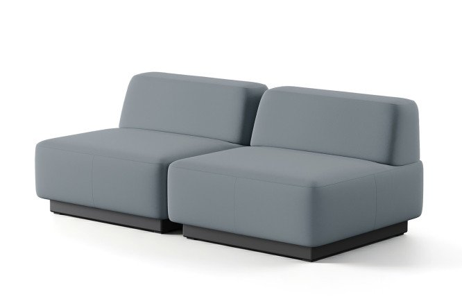 Изображение товара Модульный диван Сиб mod.1 180х70х90 см экокожа серый