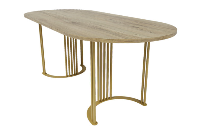 Изображение товара Стол GENGLASS Violur 200х75х90 см из ЛДСП с прочной столешницей