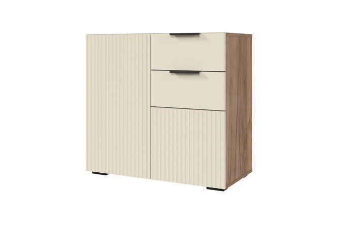 Изображение товара Комод Соната 80х76х40 см МДФ и ЛДСП для хранения мебели