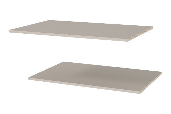 Изображение товара Комплект полок Оскар 86,8x1,6x38,4 см бежевый для шкафов