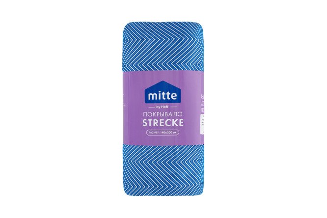 Покрывало MITTE Strecke 140х200 см, Хлопок
