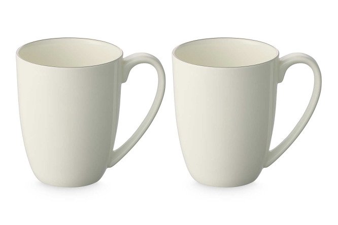 Изображение товара Набор кружек HOFF Велюте 320 мл из костяного фарфора 2 шт.
