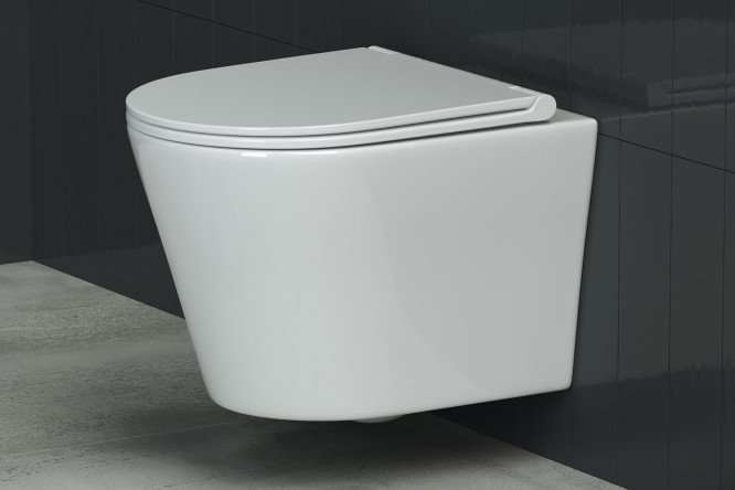Унитаз подвесной CERAMICANOVA Forma Rimless CN3011 37х32.5х48 см