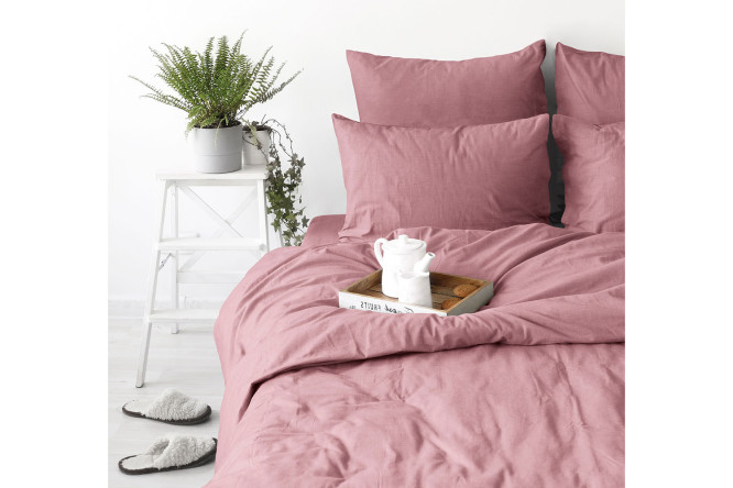 Комплект постельного белья Melange Marsala 180х215 см, 2 спальный