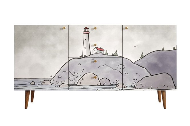 Изображение товара Комод Berber с ящиками для хранения, 160х70х40 см