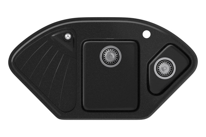 Изображение товара Мойка угловая врезная с крылом GRANFEST Corner GF-C-1040E 103.9х56х19 см