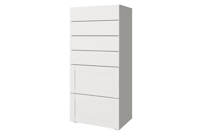 Изображение товара Детский шкаф Оскар Скаген мини 60x130x39,6 см для хранения одежды и игрушек