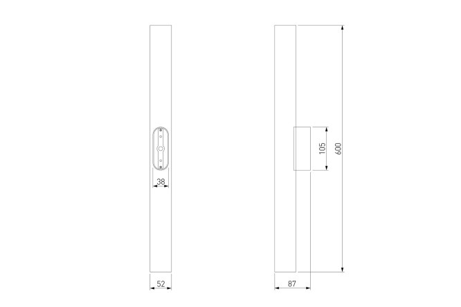 Светильник настенный ELEKTROSTANDARD Langer 4 кв.м, LED