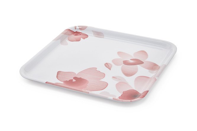Изображение товара Поднос HOFF Aquarelle 33.2х2.1х33.2 см, Пластик