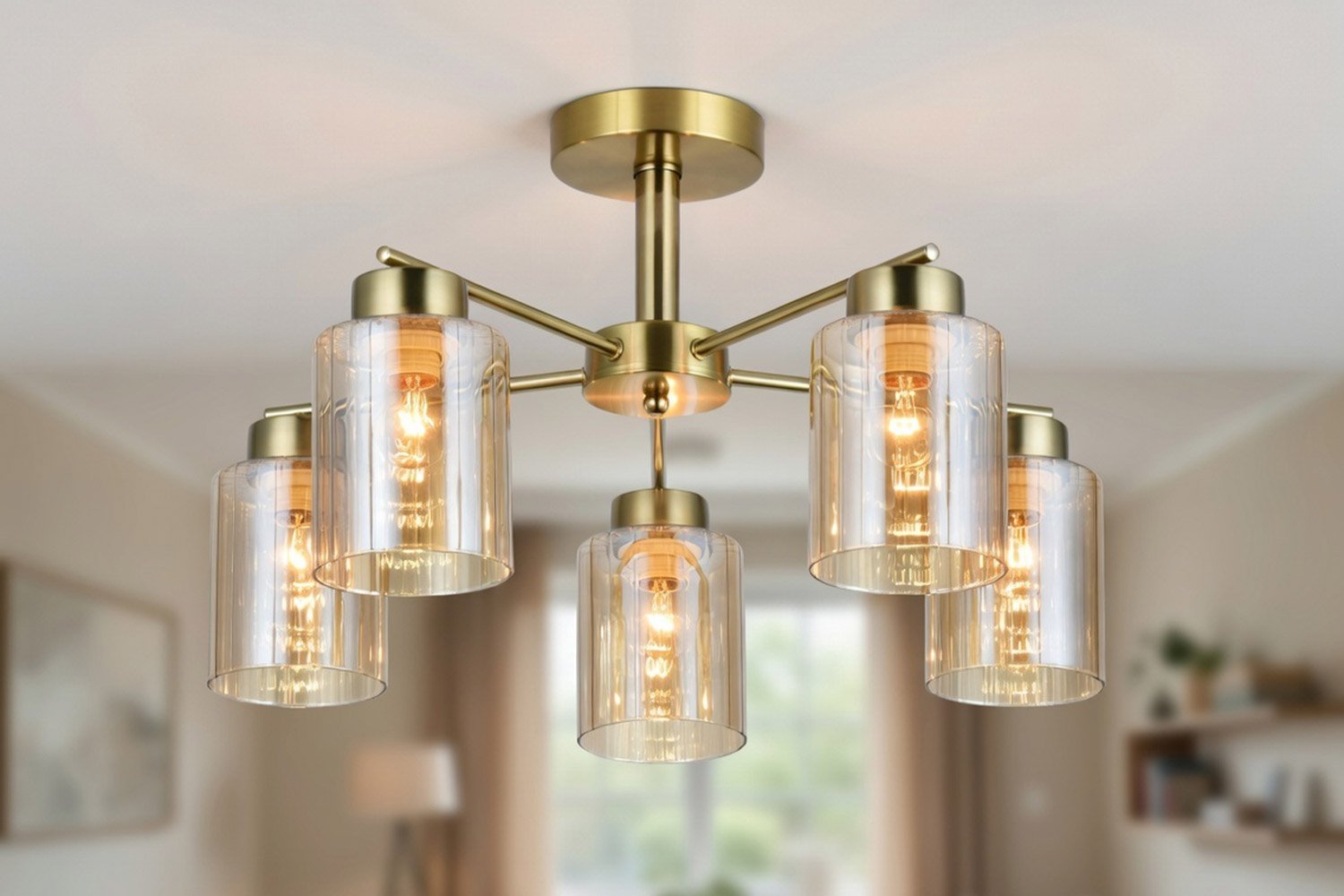 Люстра SCHAFFNER Festivo 20 кв.м., 52x30x52 см, E27
