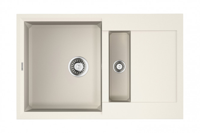 Изображение товара Мойка врезная с крылом OMOIKIRI Sakaime 78-2-WH белая