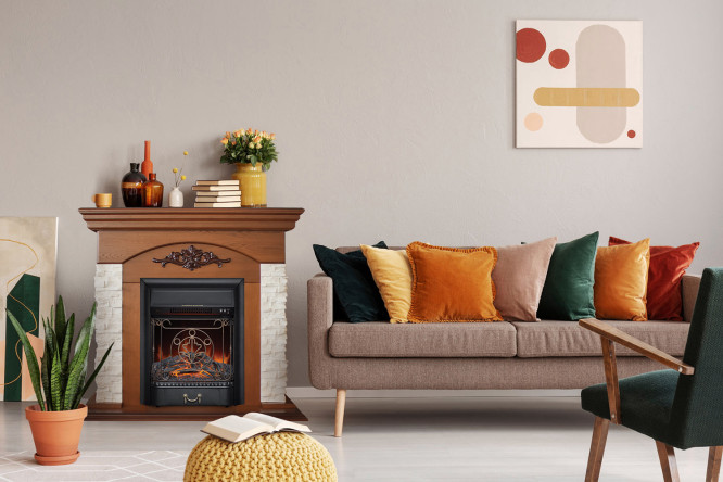 Каминокомплект RealFlame Naepolis STD NT + Majestic-S LUX BL SHB