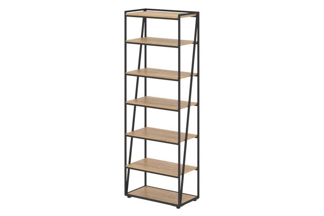 Изображение товара Стеллаж Skyland Loftis чёрный дуб бофорд 80х225,3х43 см для дома и офиса