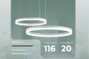 Люстра SEVEN FIRES Хелин 20 кв.м., LED, 60 см