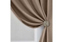 Штора MICASA Lany 150х280 см, 1 шт., цвет кофейный