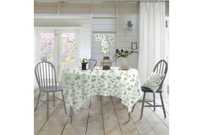 Изображение товара Скатерть Дендра 144x144 см из 100% хлопка, квадратная