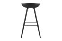 Стул барный Stool Group Флэш 48х82х45 см, цвет сидушки чёрный, ножек чёрный