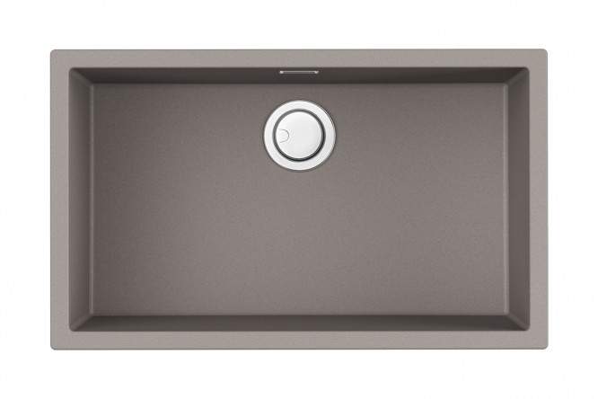 Изображение товара Врезная мойка OMOIKIRI Yamakawa 75-U/I-GR из искусственного гранита серого цвета