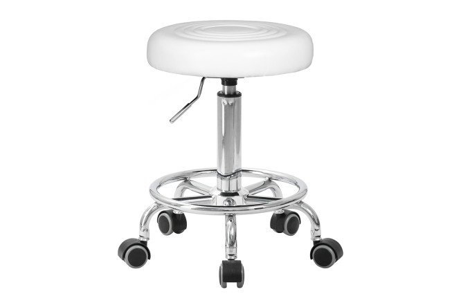 Изображение товара Стильный табурет мастера DOBRIN Billy из экокожи надежная мебель для дома и офиса